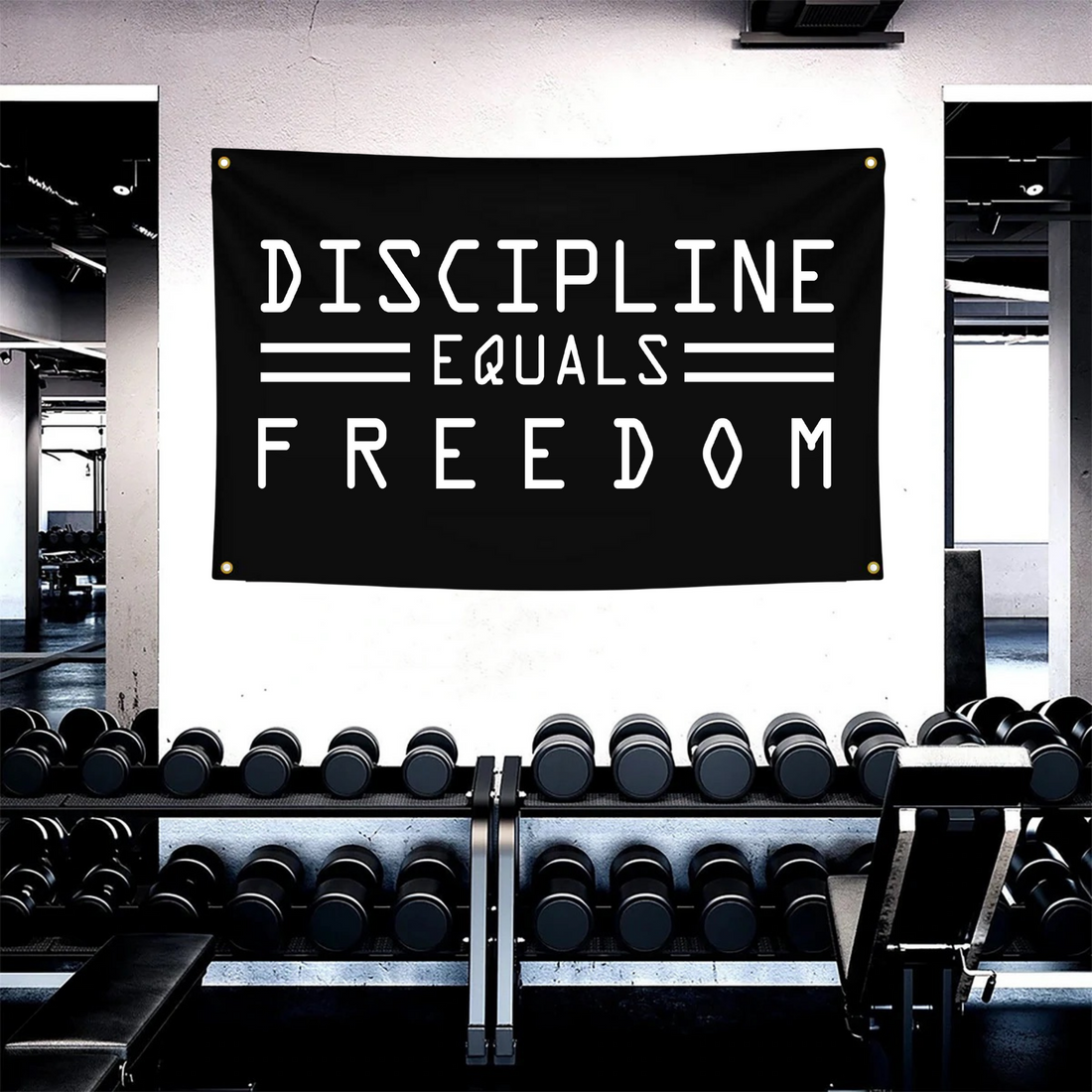 Gym Flag Motivational Flag Discipline Equals Freedom Flag Jocko Willink Motivational Flag