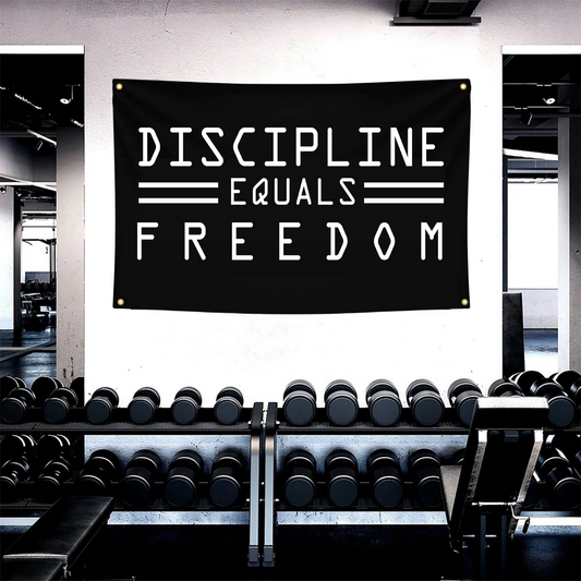 Gym Flag Motivational Flag Discipline Equals Freedom Flag Jocko Willink Motivational Flag