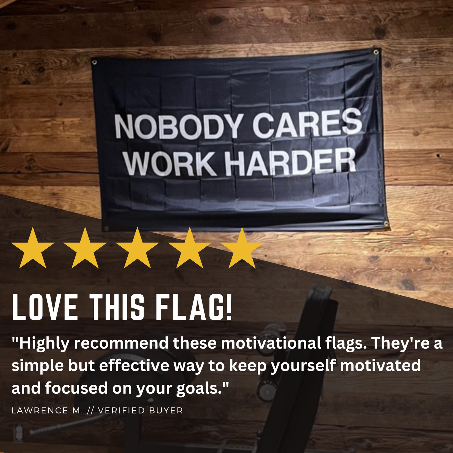 Weightlifting Trident Flags Reviews Badass gym Cool Walls Flags