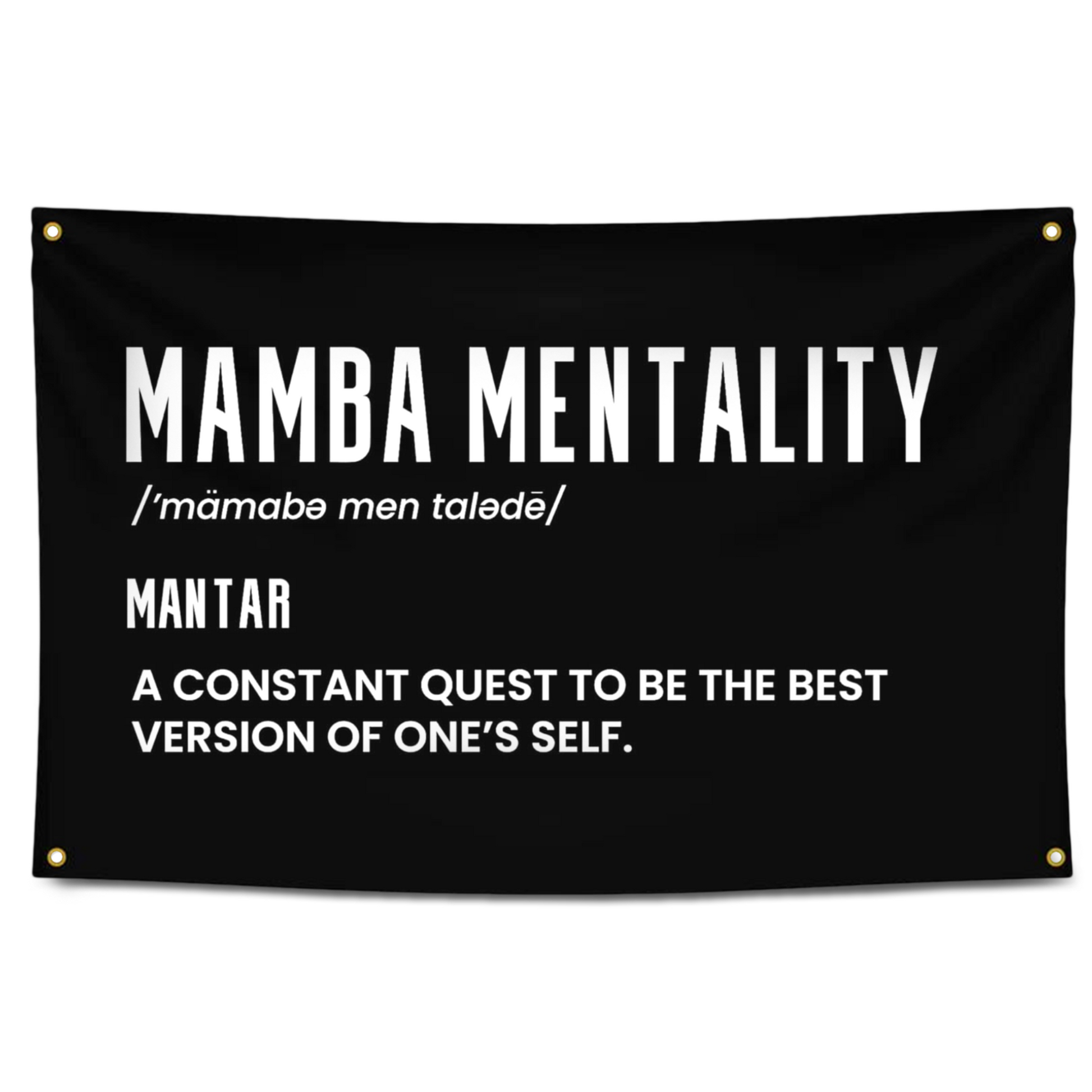 Mamba Mentality Flag Kobe Bryant flags Cool Dorm Garage Banner Flag