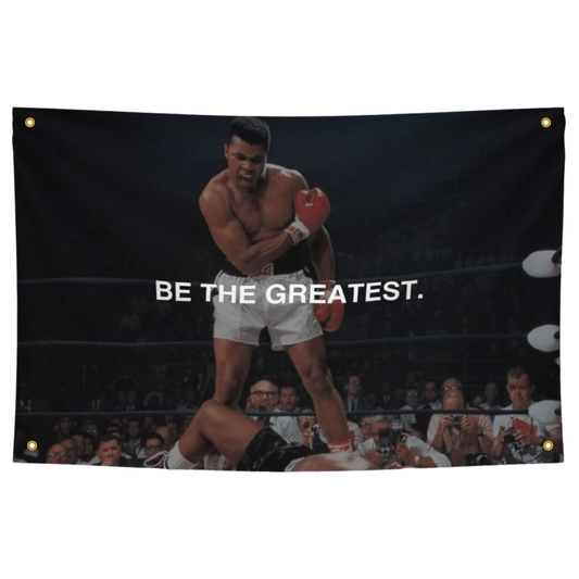 Muhammad Ali "Be the greatest" Flag - Trident Flags